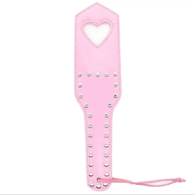 Perfectly Pink Vegan Leather Paddle with Kawaii Princess Design - accessories