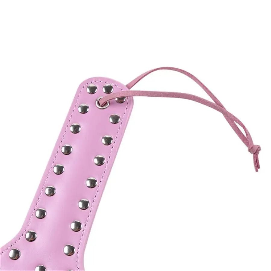 Perfectly Pink Vegan Leather Paddle with Kawaii Princess Design - Cosparty