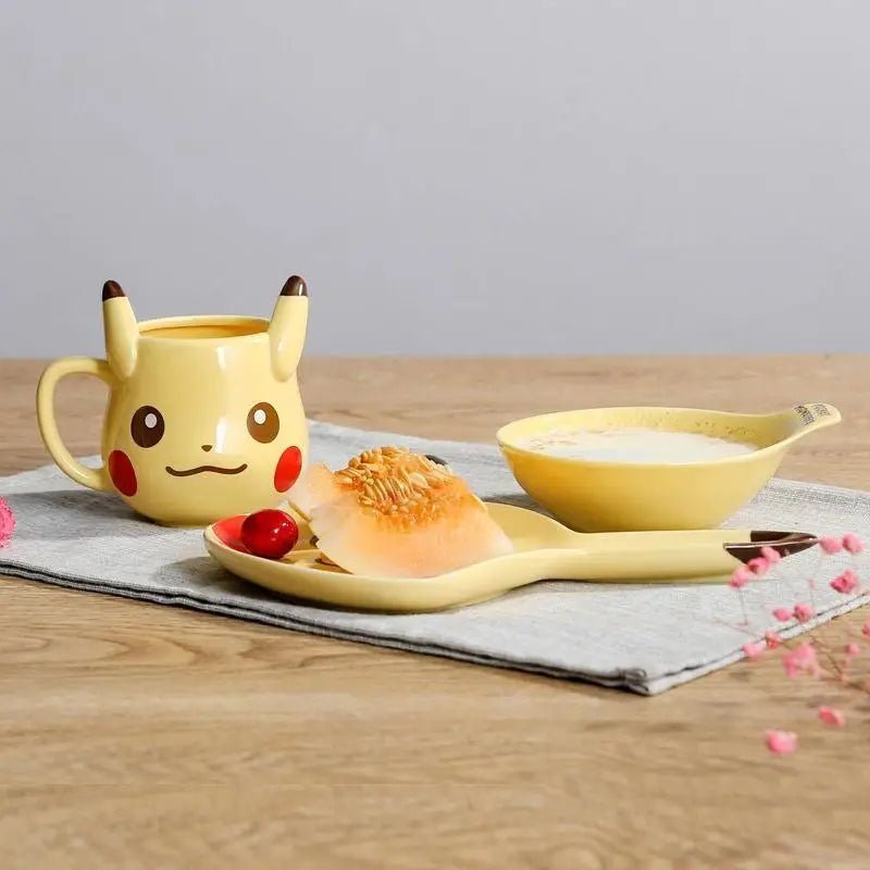 Pikachu Coffee Cup with 3D Ears for Pokemon Fans - Cosparty