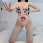 Pink Ahegao Bodysuit - Face - ahegao, ahegao bodysuit, onesie, anime, anime cosplay