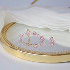 Pink and White Heart Rhinestone Ear Cuff for Elegant Style - Cosparty