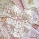 Pink and White Paw Lingerie Set for Kawaii Fashion Lovers - underwear