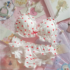 Pink and White Paw Lingerie Set for Kawaii Fashion Lovers - underwear