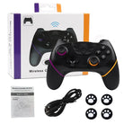 Pink Bluetooth Game Controller for Kawaii Gamer Girls and Streamers - Black Purple Orange - controller