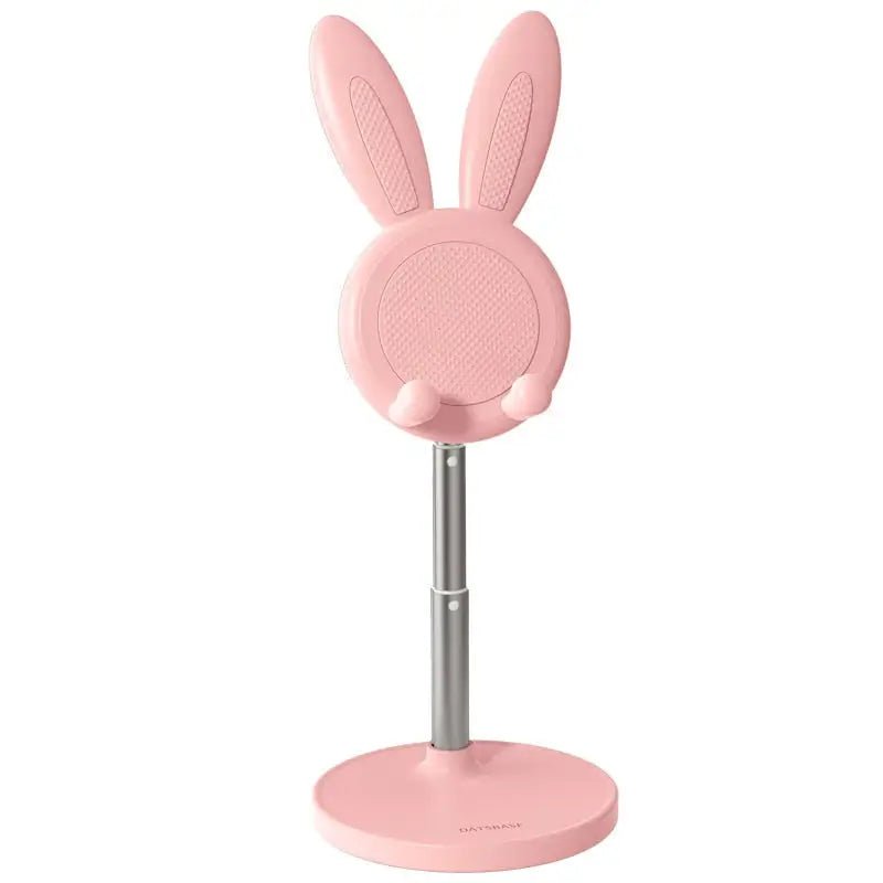 Pink Bunny Telescopic Phone Stand for Stylish Gaming and Streaming - Cosparty