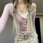 Pink Button Up Lace Cardigan for Fairy Charm Wardrobe - shirt