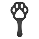 Pink Leather Vegan Paddle with Paw Print Design - paddle