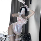 Pink Maid Adult Onesie Cosplay Set for Cosparty Fun - Cosparty