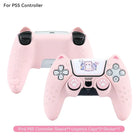 Pink neko ps5 & switch controller covers - controller cover - covers - nintendo