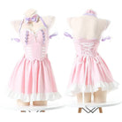 Pink Princess Maid Dress with Bows and Ruffles - Cosparty