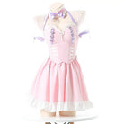 Pink Princess Maid Dress with Bows and Ruffles - Cosparty
