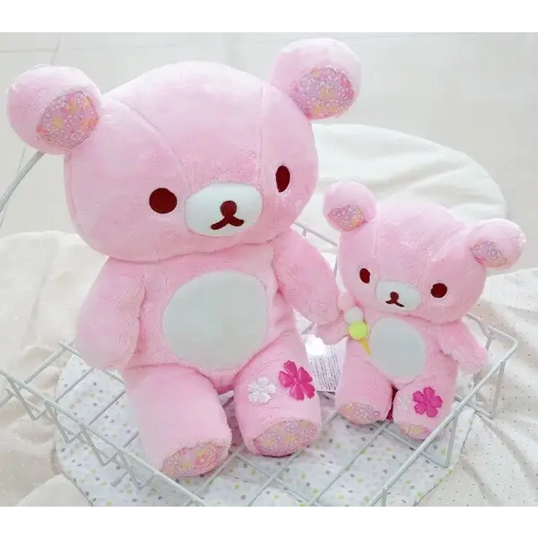 Pink Rilakkuma Bear Plush Toy for Cosparty Fun - stuffed animal