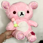 Pink Rilakkuma Bear Plush Toy for Cosparty Fun - stuffed animal