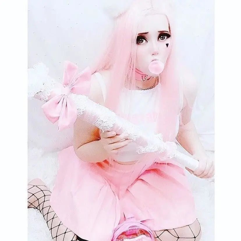 Pleated School Girl Skirt with Built - in Shorts for Chic Style - Cosparty