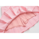 Pleated School Girl Skirt with Built - in Shorts for Chic Style - Cosparty