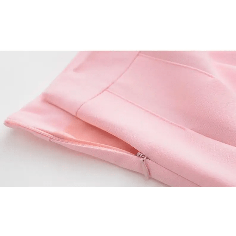 Pleated School Girl Skirt with Built - in Shorts for Chic Style - Cosparty