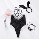 Plus Size Velour Bunny Cosplay Up to 5XL in Pink Blue or Black - Cosparty