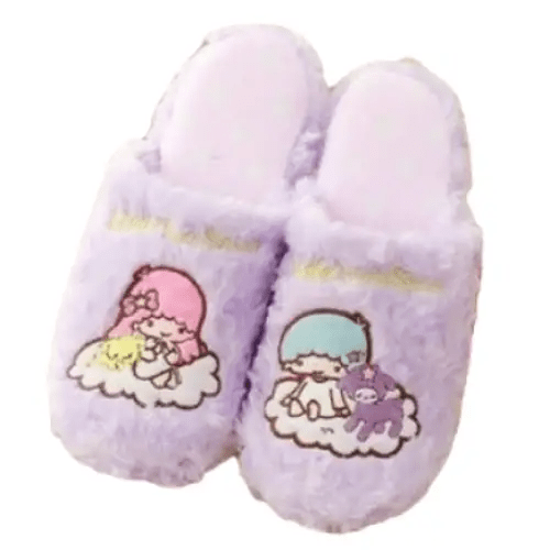 Plush Starry Kawaii Slippers for Cosparty Fun - Cosparty