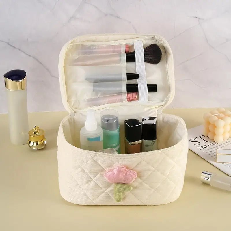 Plush Tulip Make - Up Case for Organizing Beauty Essentials - Cosparty