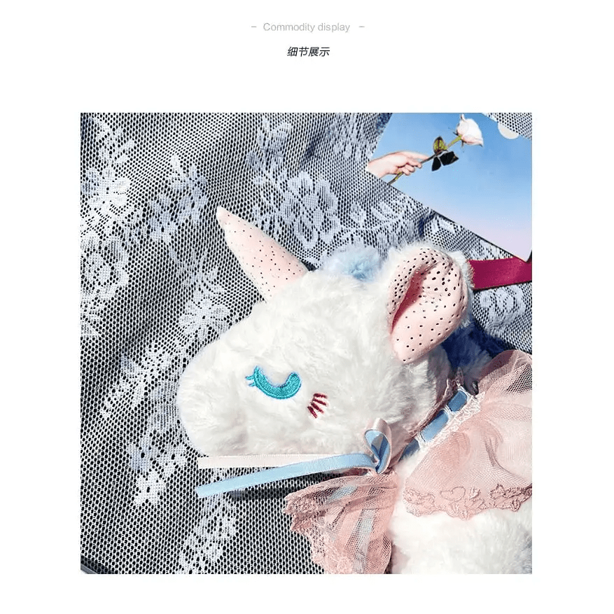 Plush Unicorn Purse for Pastel Princesses - Cosparty