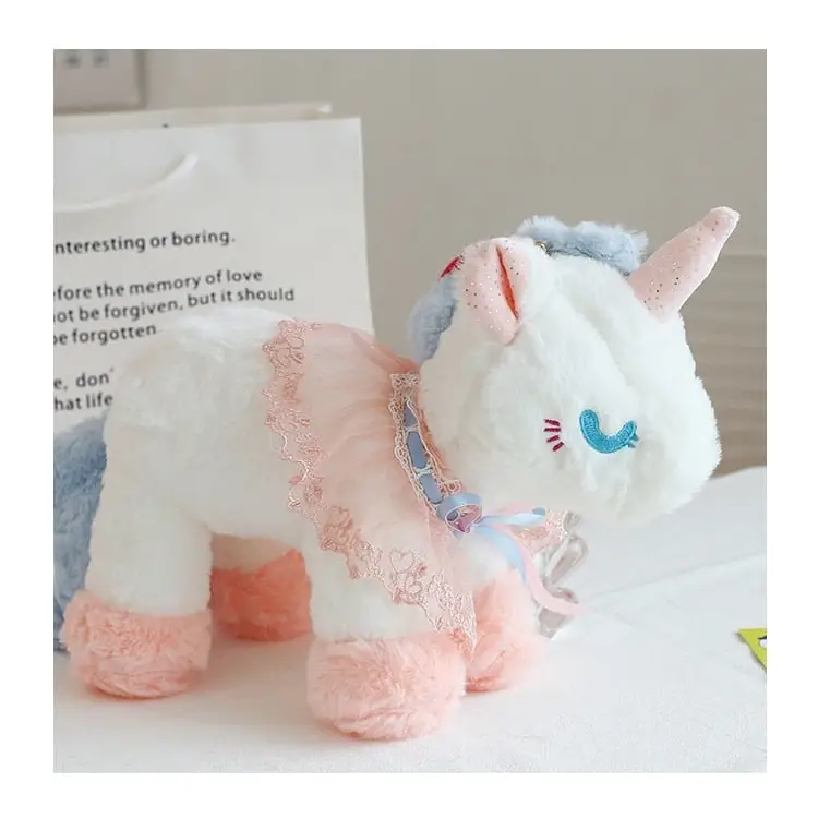 Plush Unicorn Purse for Pastel Princesses - purse