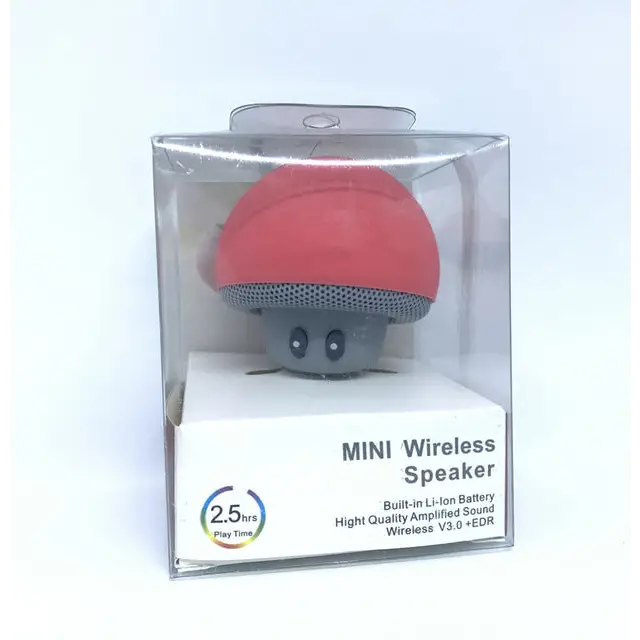 Portable Bluetooth Speaker with Suction Cup and Built-in Microphone - speaker