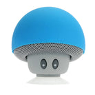 waterproof bluetooth mushroom speaker with built in microphone hands free mic device portable nintendo kawaii blue mushroom toadstool by Cosparty