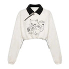 Pretty Kitty Prepstar Outfit for Retro Feline Fashion Fans - Cosparty
