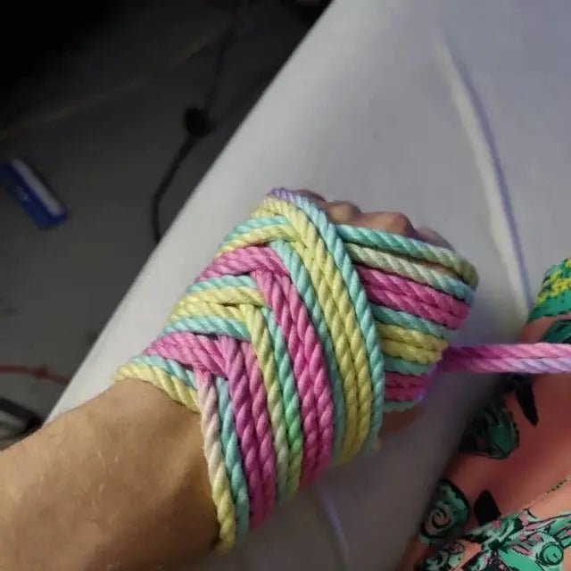 Pride Rainbow Shibari Rope for Creative and Vibrant Playtime - Cosparty