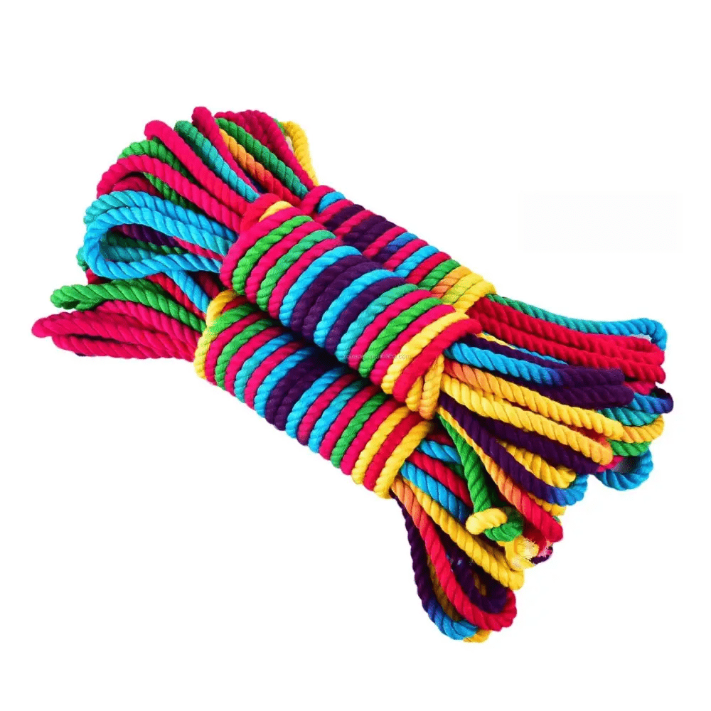 Pride Rainbow Shibari Rope for Creative and Vibrant Playtime - Cosparty