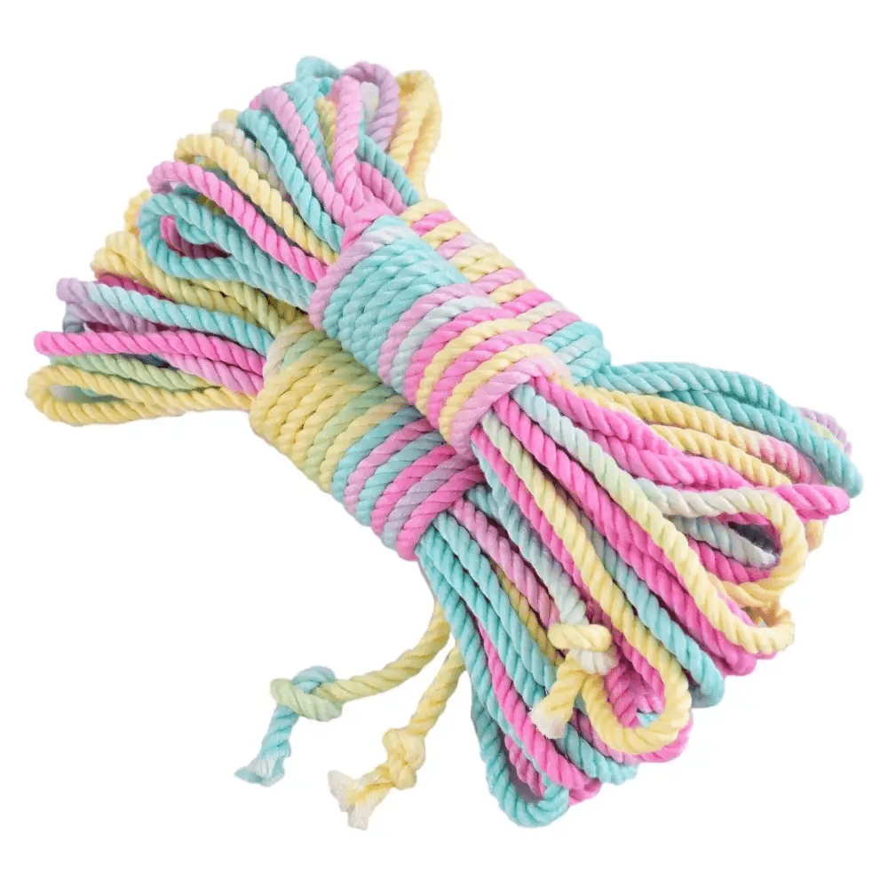 Pride Rainbow Shibari Rope for Creative and Vibrant Playtime - Cosparty