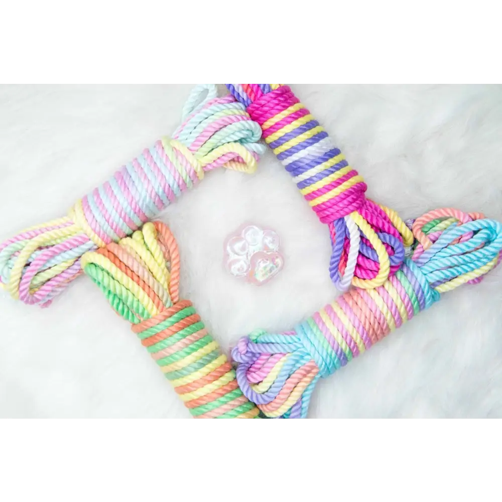 Pride Rainbow Shibari Rope for Creative and Vibrant Playtime - rope