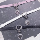 Princess Glam Choker Necklace in White, Pink or Black - Cosparty