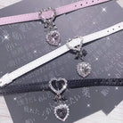 Princess Glam Choker Necklace in White Pink or Black - necklace