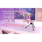 Professional Pink Streaming Microphone for Perfect Audio Quality - microphone