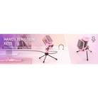 Professional Pink Streaming Microphone for Perfect Audio Quality - Cosparty