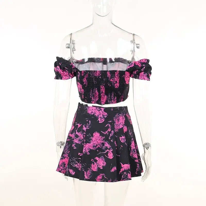 Punk Shirt with Pink Accents for Goth Style - Cosparty