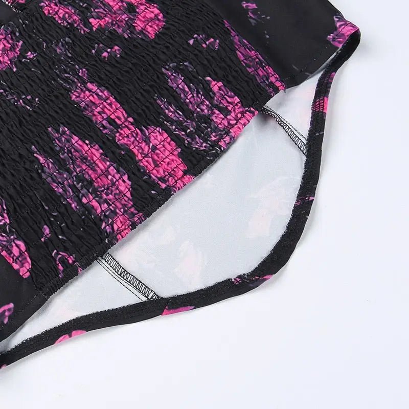 Punk Shirt with Pink Accents for Goth Style - Cosparty