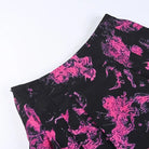 Punk Shirt with Pink Accents for Goth Style - Cosparty