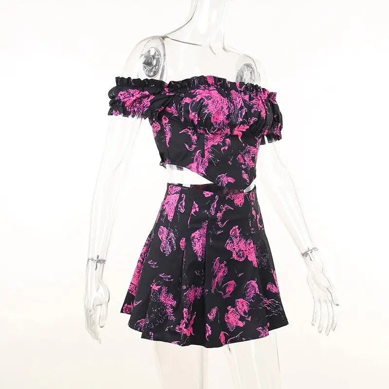 Punk Shirt with Pink Accents for Goth Style - Cosparty