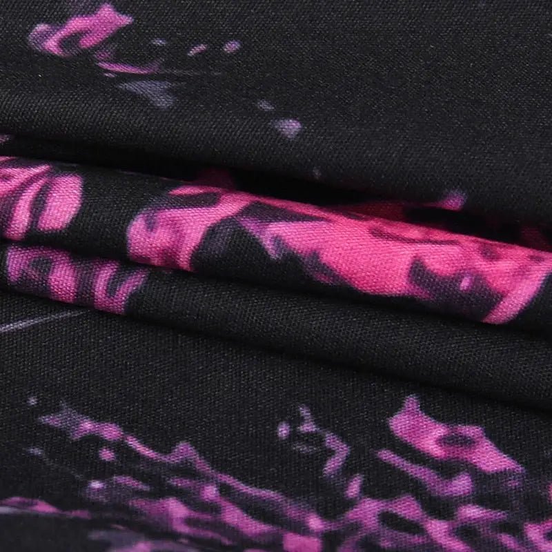 Punk Shirt with Pink Accents for Goth Style - Cosparty