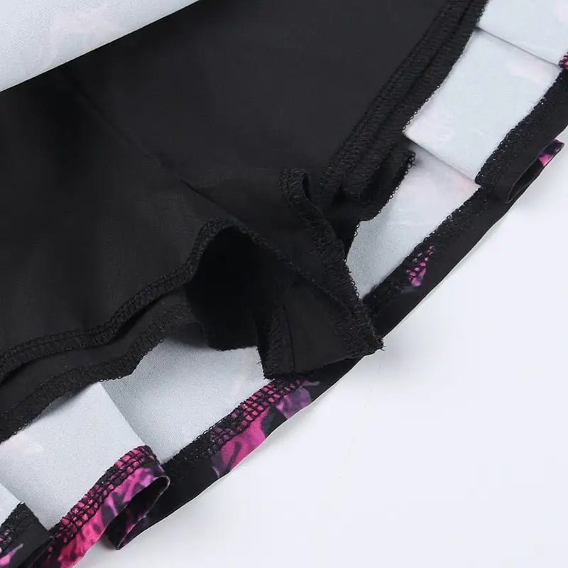 Punk Shirt with Pink Accents for Goth Style - Cosparty