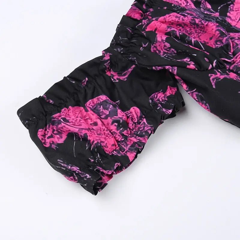 Punk Shirt with Pink Accents for Goth Style - Cosparty