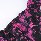 Punk Shirt with Pink Accents for Goth Style - Cosparty