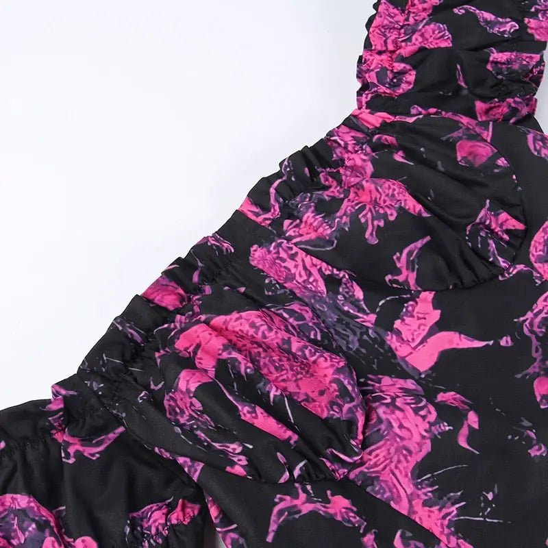 Punk Shirt with Pink Accents for Goth Style - Cosparty