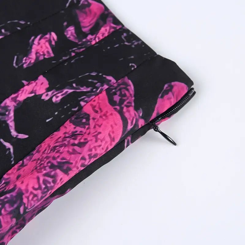 Punk Shirt with Pink Accents for Goth Style - Cosparty