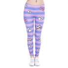 Purple and Pink Pussy Power Leggings for Feminist Cosparty Fun - Cosparty
