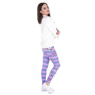 Purple and Pink Pussy Power Leggings for Feminist Cosparty Fun - pants