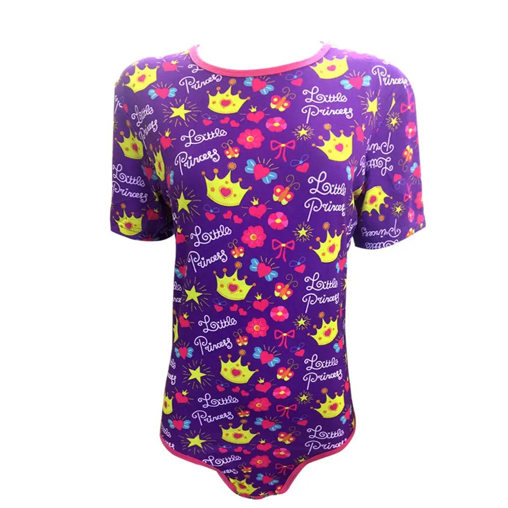 Purple Princess Adult Onesie with Size Chart for Cute Playful Style - Cosparty