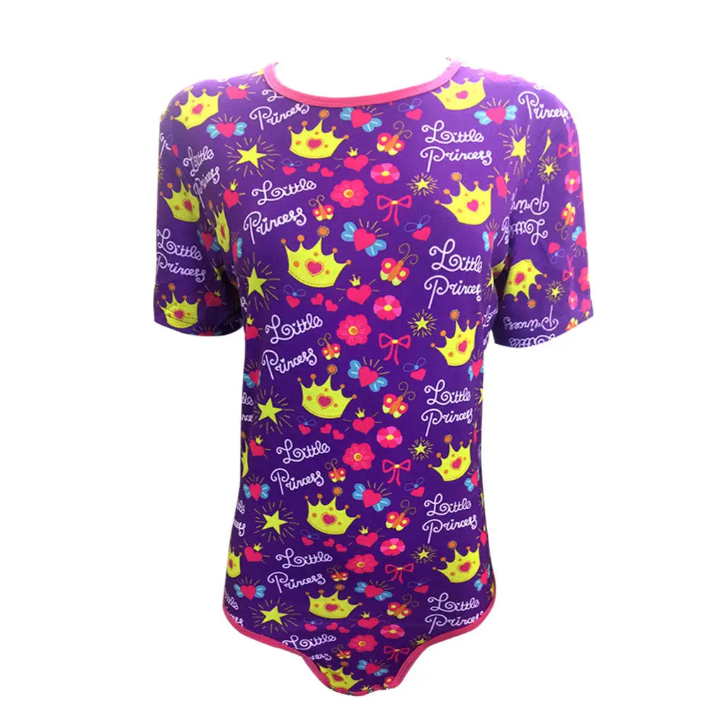 Purple Princess Adult Onesie with Size Chart for Cute Playful Style - onesie